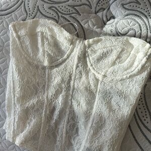 EDIKTED white corset! :)